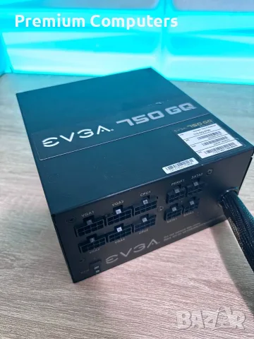 Захранване EVGA 750 GQ (750W, 80+ Gold) – без модулните кабели, снимка 3 - Захранвания и кутии - 55971934