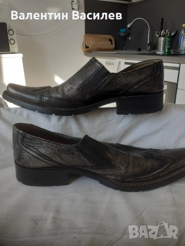 мъжки кожени обувки №42, снимка 2 - Ежедневни обувки - 51755753
