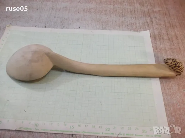 Лъжица дървена пирографирана, снимка 2 - Други ценни предмети - 47453572