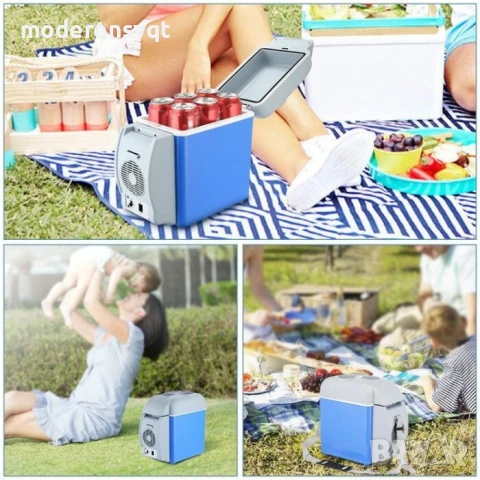 Хладилна чанта 7,5 литра за кола опция охлаждане и затопляне, снимка 3 - Аксесоари и консумативи - 50809628