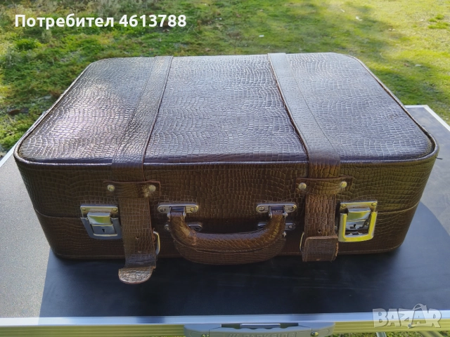 Ретро кожен куфар