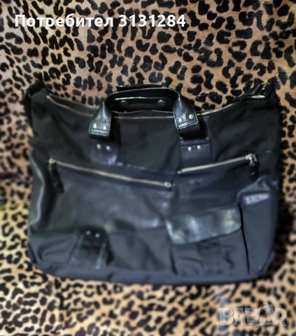 Piquardo маркова италианска пьтна чанта от кожа и плат Италия, снимка 7 - Чанти - 52712121