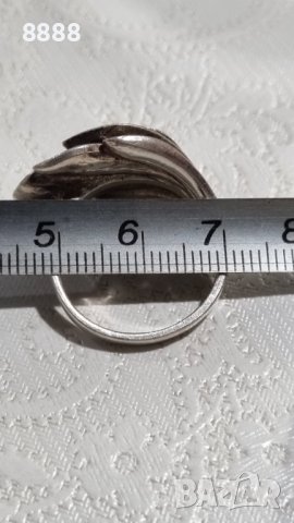 Красив сребърен пръстен 925 проба , снимка 9 - Пръстени - 44297607