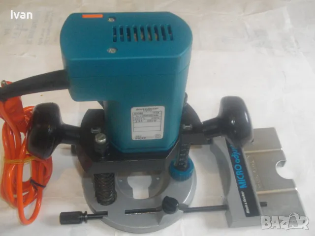 ОРИГИНАЛНА АНГЛИЙСКА ЕЛ. ОБЕРФРЕЗА ЗА ЛЕКИ ОПЕРАЦИИ BLACK DECKER DN66 С ОРИГИНАЛЕН ВОДАЧ 2,3A 480W , снимка 2 - Други инструменти - 49624150