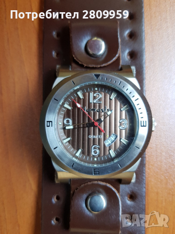 Мъжки часовник Nemesis с широк кожен маншет, снимка 5 - Мъжки - 36571510