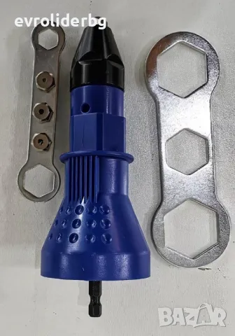 ШОК ЦЕНА!!! ПРИСТАВКА - НИТАЧКА ЗА ВИНТОВЕРТ/БОРМАШИНА С 4-ри ГЛАВИ 2.4 - 4.8мм., снимка 4 - Винтоверти - 48690779