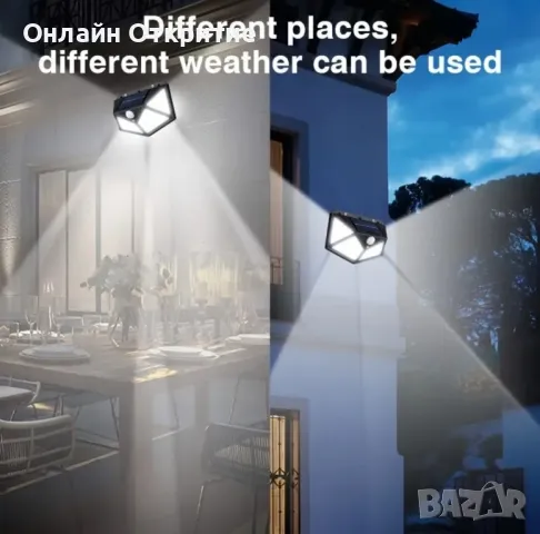 STAARICC 4бр Слънчеви LED Лампи със Сензор за Движение – За Двор, Градина и Ограда , снимка 8 - Соларни лампи - 50131512