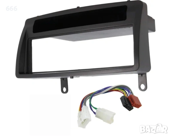 Комплект за монтаж на еднодинов автомобилен радиоприемник за Toyota Corolla 2002-2009