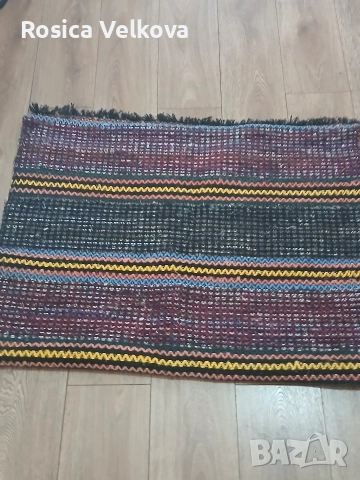 Ръчно тъкана вълнена черга , снимка 9 - Антикварни и старинни предмети - 54149631