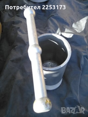 Голям Алуминиев хаван, снимка 2 - Декорация за дома - 30680469