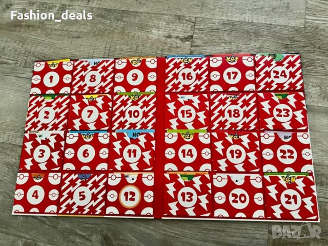 Нов Празничен Покемон календар отброяване на времето до Коледа Деца Подарък, снимка 5 - Други - 42323388