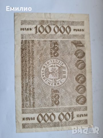 GERMANY 100000 MARK 1923, снимка 2 - Нумизматика и бонистика - 37570617