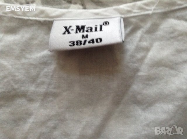 дамска бяла памучна блуза , снимка 4 - Туники - 40592779