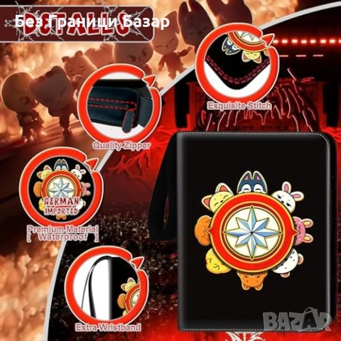 Нов Класьор органайзер Албум за фотокарти Stray Kids SKZOO 400 джоба с цип, снимка 4 - Колекции - 54068993