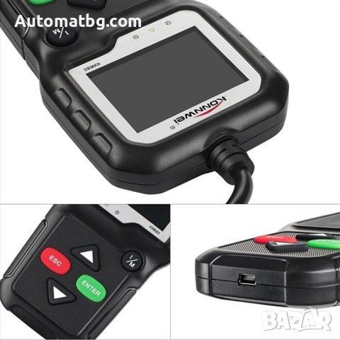 Диагностика за МПС Automat, Скенер OBD, KW680, снимка 4 - Аксесоари и консумативи - 42526635