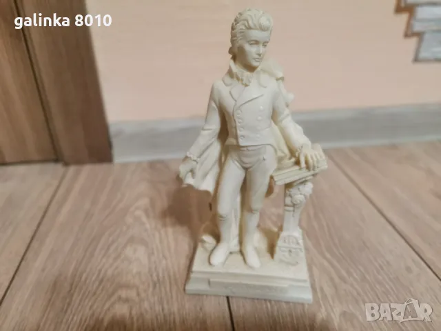 Стара масивна статуетка Моцарт, снимка 4 - Антикварни и старинни предмети - 50196658