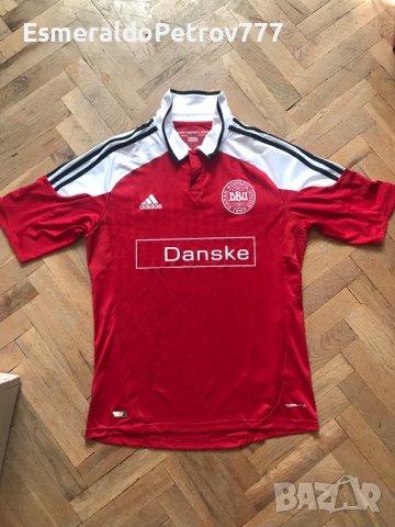 Мъжка футболна тениска Дания, снимка 1 - Футбол - 40810390