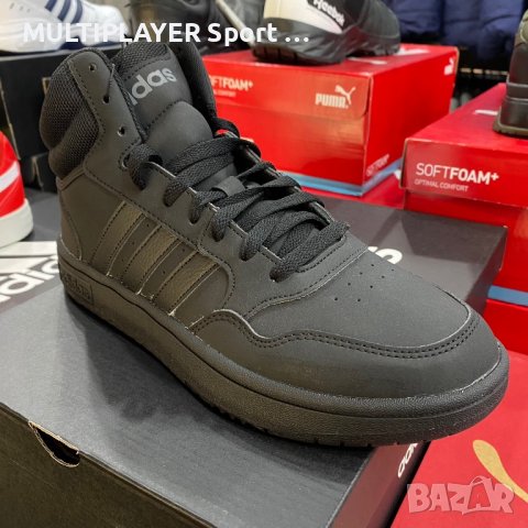  Adidas Hoops 3.0 Mid | Оригинални мъжки кецове, снимка 8 - Спортни обувки - 39472577