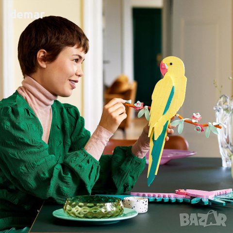 LEGO Art The Fauna Collection, папагали ара, конструктор за сглобяване, снимка 6 - Декорация за дома - 44433065