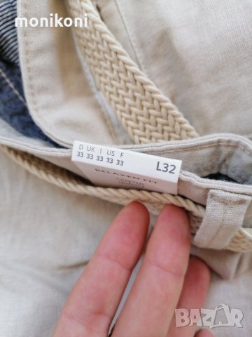 Елегантен ленен дамски панталон Esprit, снимка 6 - Панталони - 33748668