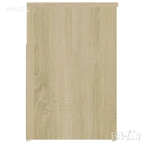 vidaXL Пейка за обувки, дъб сонома, 80x30x45 см, инженерно дърво, снимка 6 - Маси - 56147829