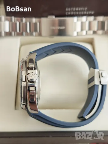 TAG Heuer Aquaracer Calibre 16 Automatic Chronograph Blue Dial, снимка 5 - Мъжки - 56326860