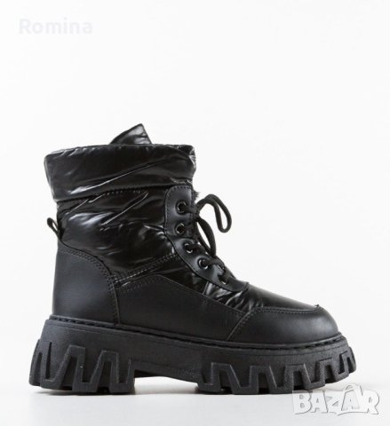 Супер модни зимни боти с подплата, снимка 5 - Дамски боти - 40536433