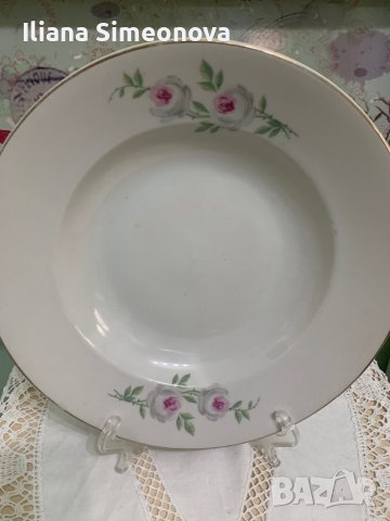 Български порцеланови чинии, снимка 5 - Чинии - 33506380