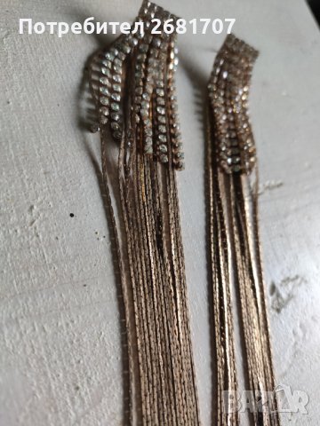 Ретро обици позлатени, снимка 4 - Антикварни и старинни предмети - 39647008