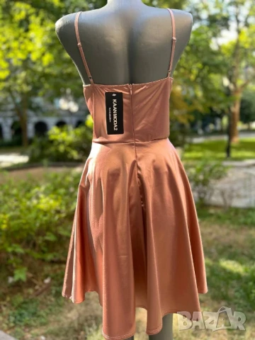 рокля с колан , снимка 2 - Рокли - 51235356