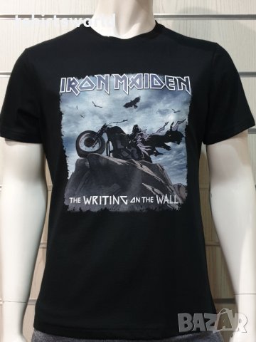 Нова мъжка тениска на музикалната група Iron Maiden – The Writing On The Wall , снимка 6 - Тениски - 35623284