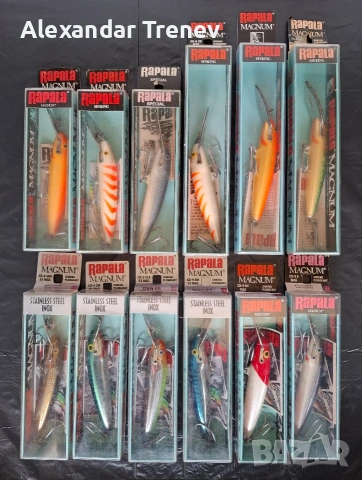 Воблери Rapala CDMAG-7,9,11,14,18, снимка 3 - Екипировка - 54168692