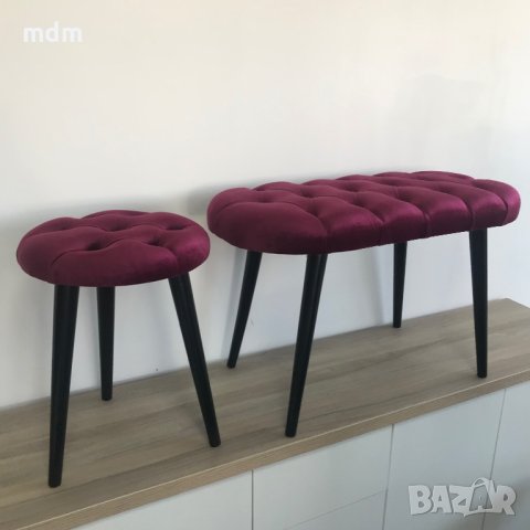 Тапицирани табуретки от 59 лв за брой, снимка 5 - Столове - 44209699