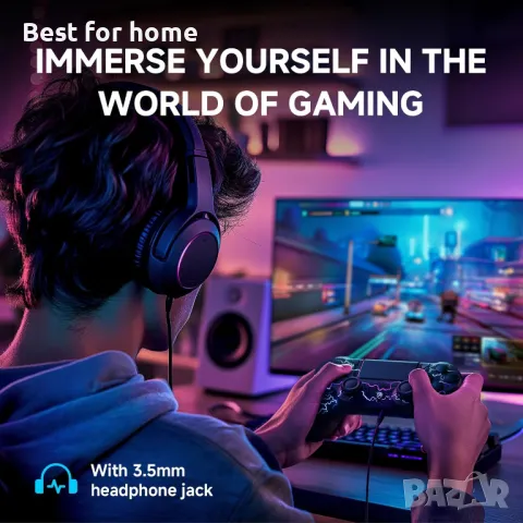 Безжичен контролер ECHTPower за PS-4, снимка 6 - Друга електроника - 49166448