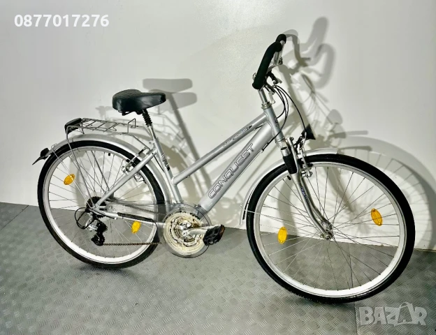 Алуминиев градски велосипед Conquest 28 цола/ колело, снимка 6 - Велосипеди - 51387330