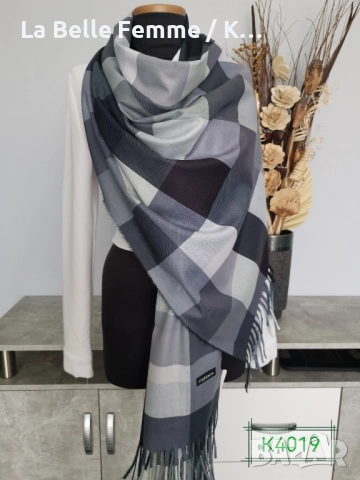 Шалове от кашмир, снимка 6 - Шалове - 51861409