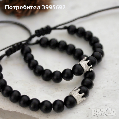 гривни за двойки, с коронка, снимка 1