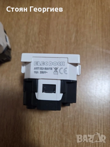 4 броя електрически контакт тип Schuko марка ELEC DOCK (модел ED-3001M, снимка 3 - Друга електроника - 54233397