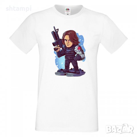 Мъжка тениска Marvel Winter Soldier  Игра,Изненада,Подарък,Геймър,, снимка 5 - Тениски - 36791855