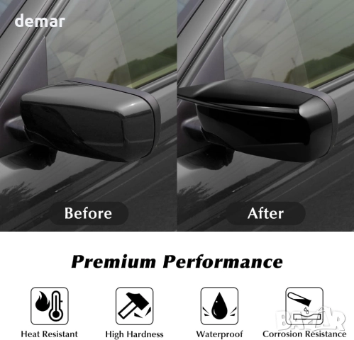 Капаци за огледала за обратно виждане Asasytal за BMW, 1 чифт, снимка 2 - Аксесоари и консумативи - 51721824