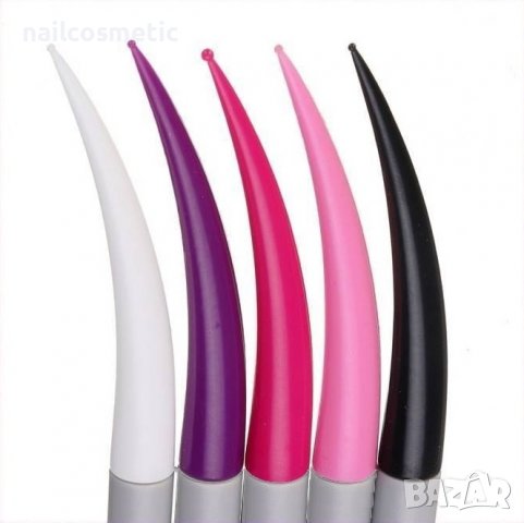 Комплект 15 четки за маникюр и декорации + 5 инструмента за точки, снимка 4 - Продукти за маникюр - 9186706