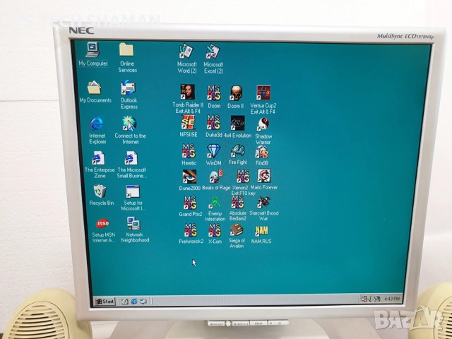 ⭐Продавам рядък ретро компютър FUJITSU SIEMENS с много ретро игри⭐, снимка 5 - Геймърски - 51933875