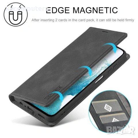 LC.IMEEKE Кожен Калъф Портфейл за Samsung Galaxy A57 5G - Микрофибърна кожа, Магнитен, Стойка, 5 цвя, снимка 11 - Калъфи, кейсове - 53973980