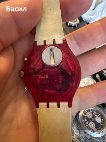 Swatch хронограф, снимка 2 - Мъжки - 54292487