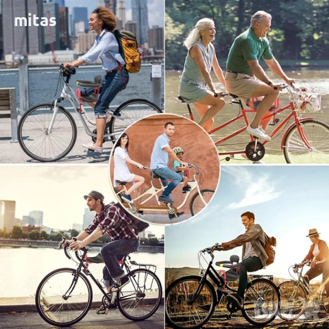 Детско столче за велосипед, Преден монтаж, Универсално, До 7г. / 25кг., снимка 7 - Аксесоари за велосипеди - 51312748