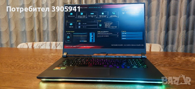ASUS ROG STRIX G17 G713PV, AMD Ryzen 9 7945HX, 17,3", 16GB, 1TB SSD, GeForce RTX 4060 , снимка 4 - Лаптопи за игри - 53263238