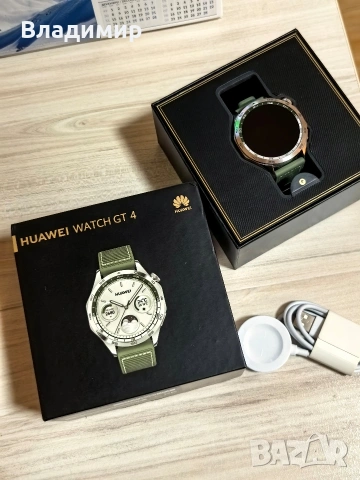Продавам Huawei GT4 46MM Green Woven Strap, снимка 2 - Смарт часовници - 53101740
