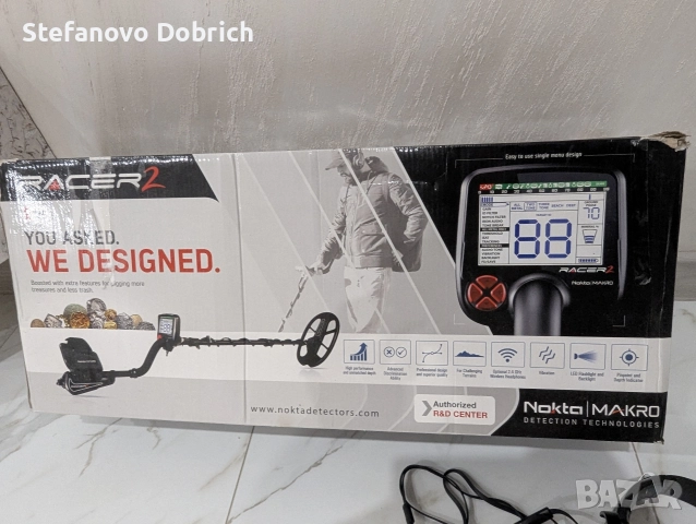 Металотърсач Makro Racer 2 - 14Khz със две Сонди, снимка 7 - Друга електроника - 52739998
