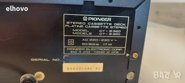 Дек Pioneer CT-S320, снимка 5 - Декове - 55937655