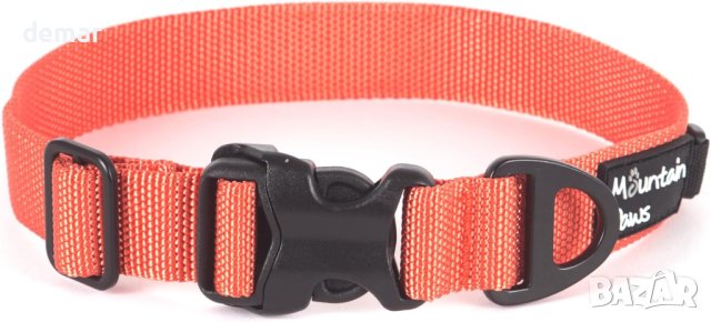 Оранжев нашийник за кучета Mountain Paws, размер L 36-58 см